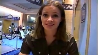 Slutty car show girl and the juicy tshirt girls