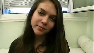 Shy french non-professional 19yo  immature 1st anal