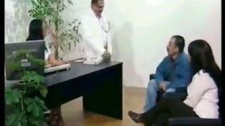 Ugly fat doctor and babes