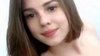 Webcam feetlicking cutie