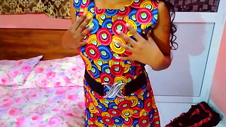 A woman working in an office having sex with her boss.