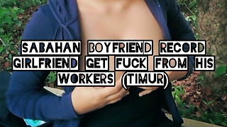 Sabahan Girlfriend kena paksa berAmput dengan Om sambil Beau rakam dekat pondok kebun getah