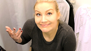 He came too early in the department store!