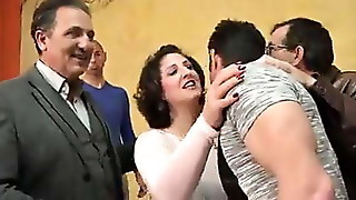 big tits mature gets ravaged by 3 and Double penetration