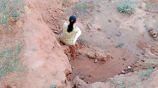 Registan me ladki ko choda