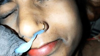 Jizz in side nose and hatch