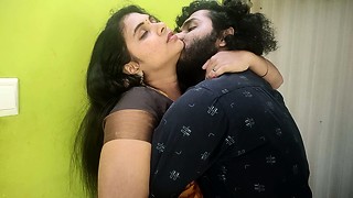 Vaishnavy and sharun lengthy lip lock part 1, Vaiga and varun lengthy lip lock, Lip lock romance, Saree lip lock romance, Lip lock