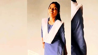 College uniform desi village girl pornography flick